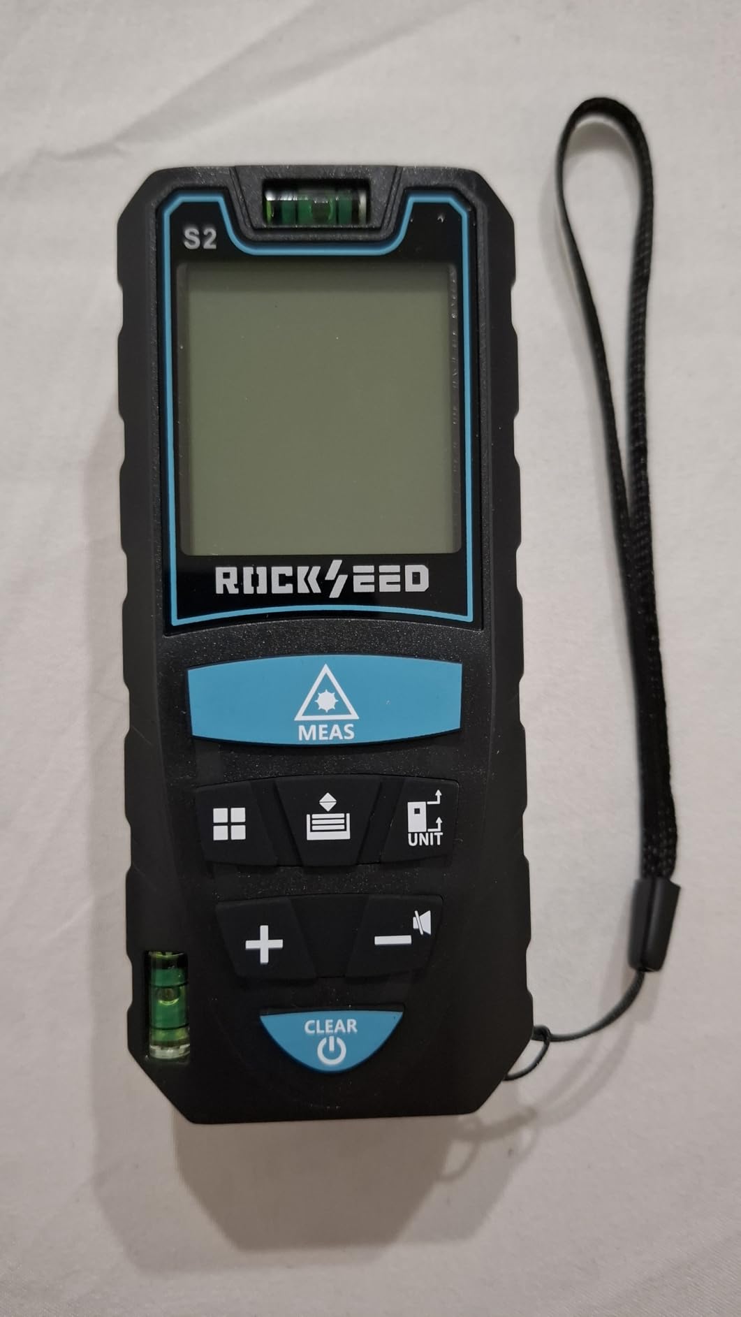 Laser Measure 50M/165ft, RockSeed Digital Laser Distance Meter with 2 Bubble Levels, Portable M/in/Ft Unit Switching Backlit LCD and Measuring Distance/Area/Volume/Pythagorean customer photo 1