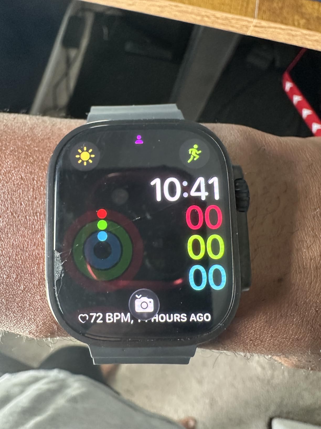 Apple Watch Ultra 3 [GPS + Cellular 49mm] Running & Multisport Smartwatch w/Rugged Titanium Case w/Black Titanium Milanese Loop - L. Satellite Communications, Advanced Health & Fitness Tracking customer photo 2