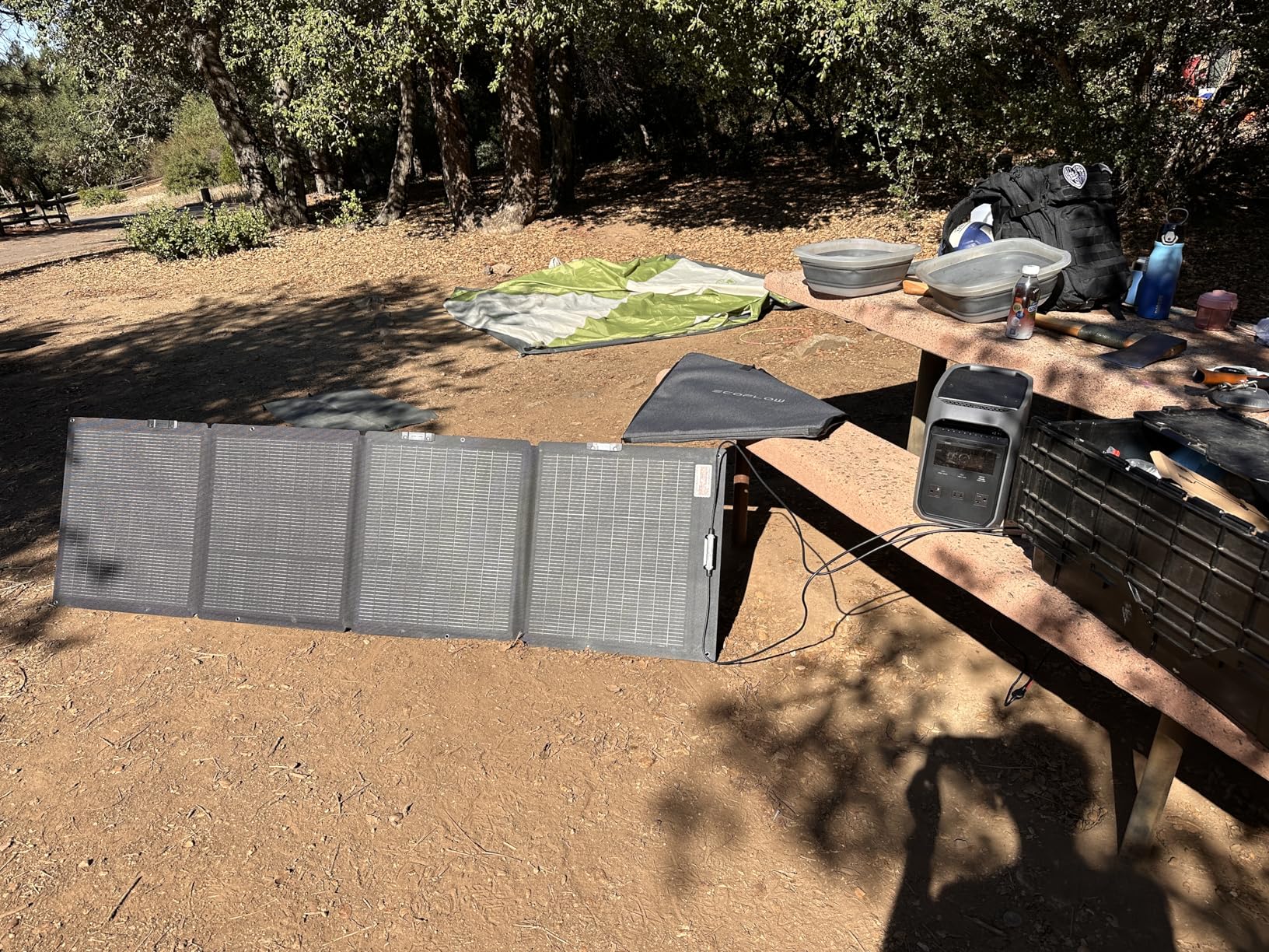 EF ECOFLOW Solar Generator DELTA 3 Classic with 220W Solar Panel, 1024Wh LiFePO4 Battery Portable Power Station, 1800W AC/100W USB-C Output customer photo 1