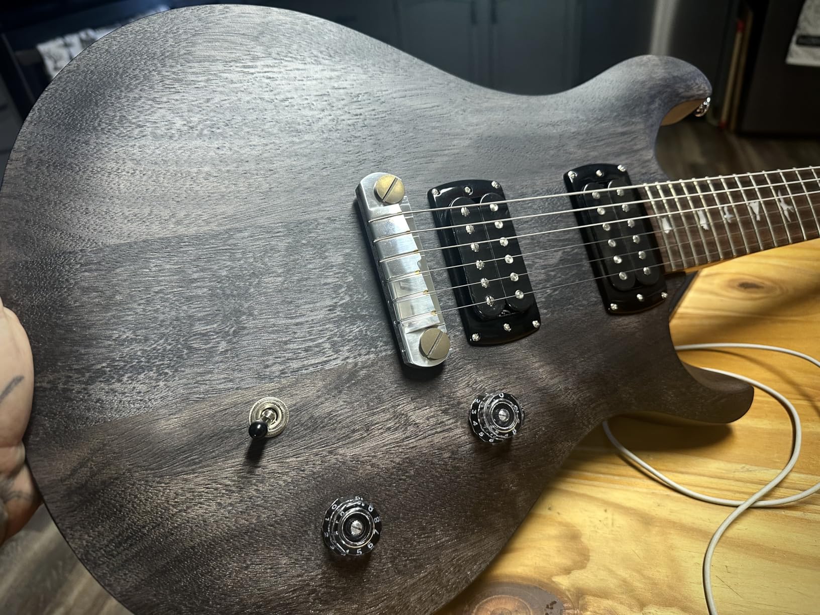 PRS SE CE24 Standard Stoptail Satin, Charcoal with Gigbag customer photo 2