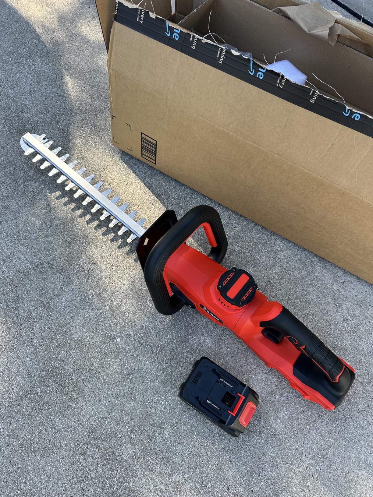 Hedge Trimmer Cordless, 21V Electric Hedge Trimmer with 4000mAh Rechargeable Battery, 14