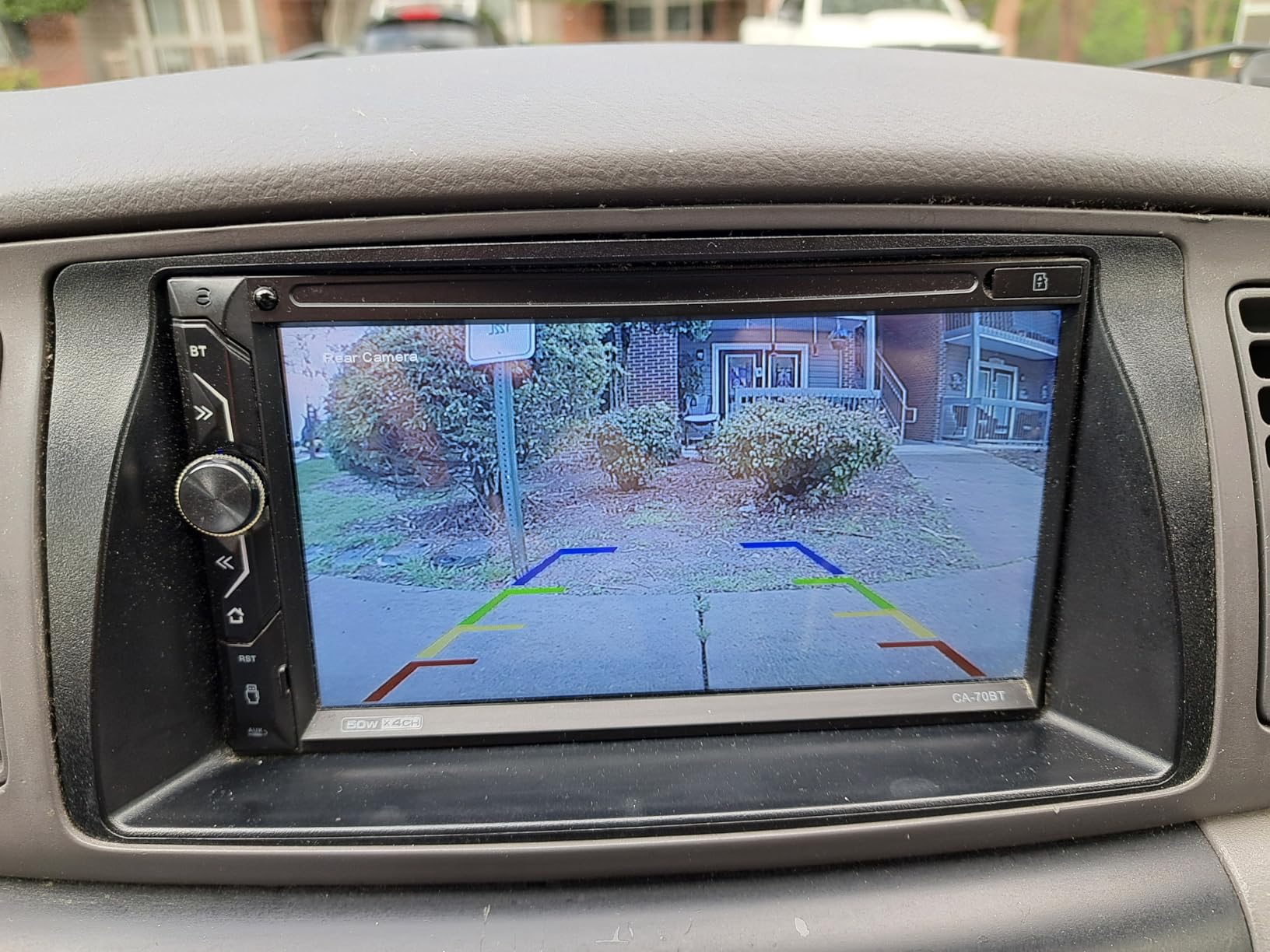 eRapta Backup Camera, AHD & CVBS License Plate Rear/Front View Back Up Camera for Car/Truck/SUV/Pick up, IP69K Waterproof LED Universal Reverse Camera-AGQT01 customer photo 1