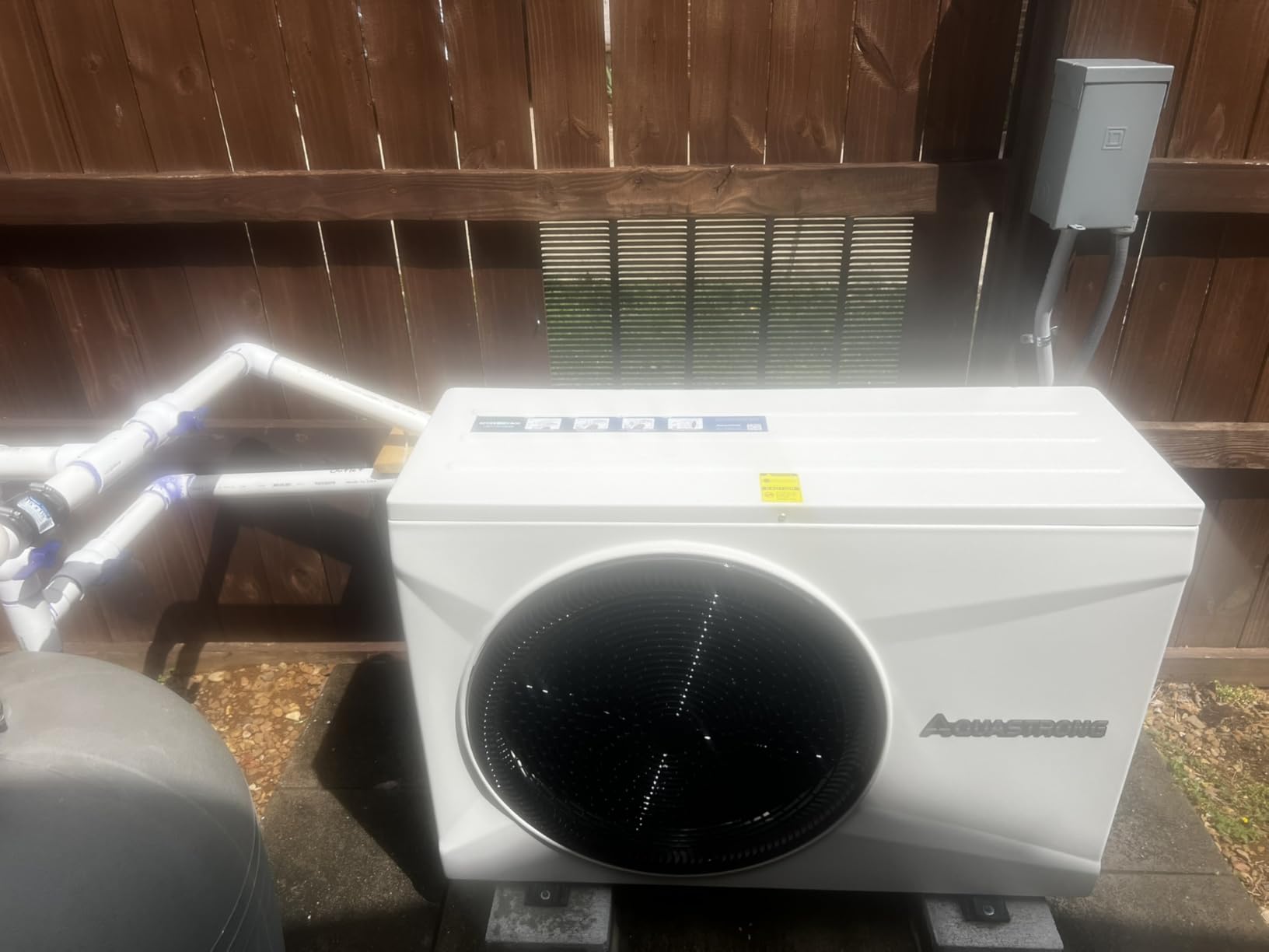 AQUASTRONG Inverter Swimming Pool Heat Pump, Pool Heater for Above Ground and Inground Pool Heating Smart WiFi Control and Cooling Pool Heater Pools Up to 7,000 Gallons customer photo 2