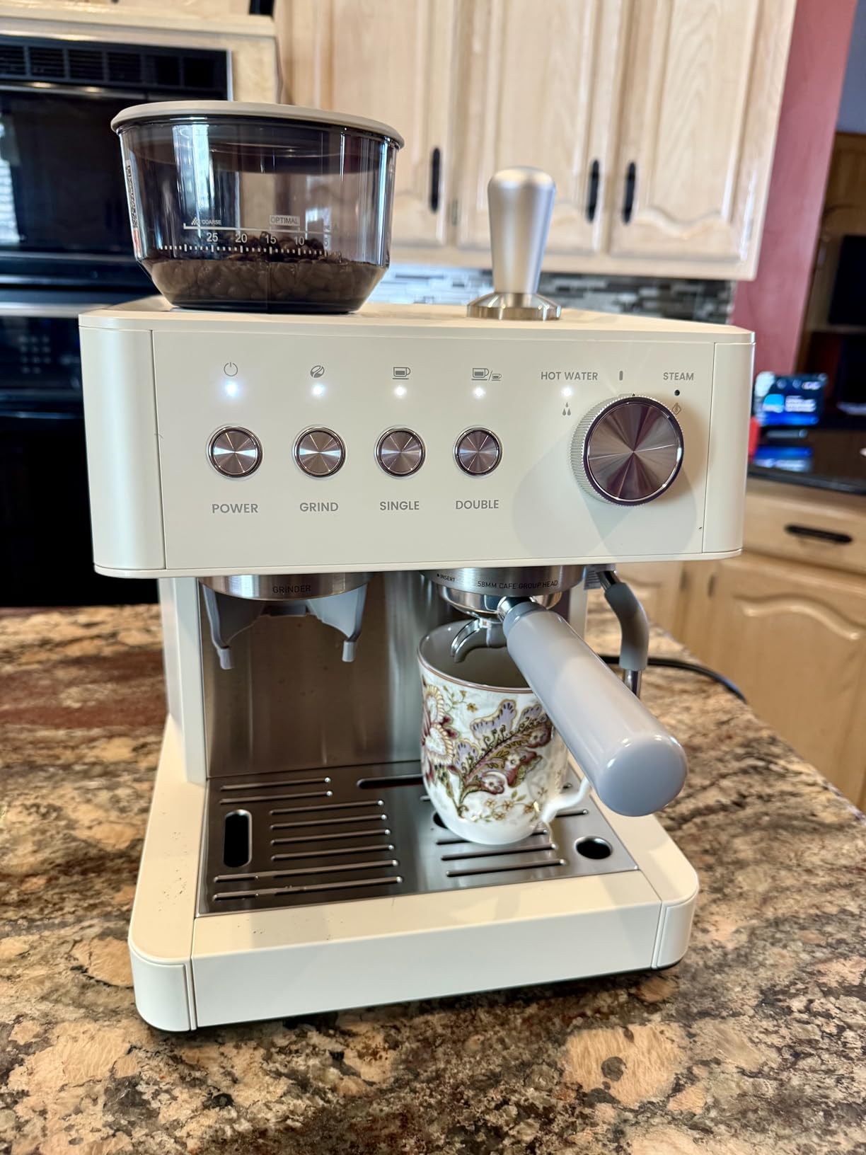 Kndko Dual Boiler Espresso Machine-Simultaneous Coffee & Steam, 20 Bar Espresso Coffee Machines with Grinder, Professional Expresso Coffee Maker for Home, Coffee Shop, Small Café customer photo 2