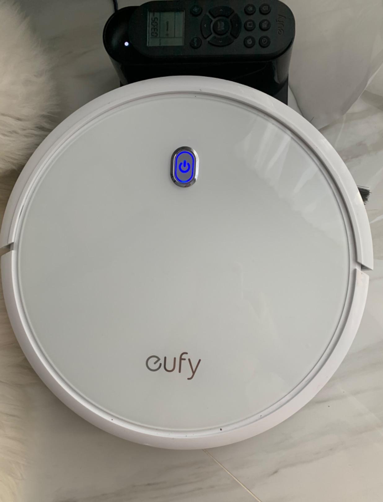 eufy C10 Robot Vacuum Self Emptying, 8 Weeks Hands Free, Advanced Smart Mapping with LiDAR Navigation, 2.85-Inch Slim Design, Powerful Suction, Edge Expansion Brush for Pet Hair, Carpet Detection customer photo 1