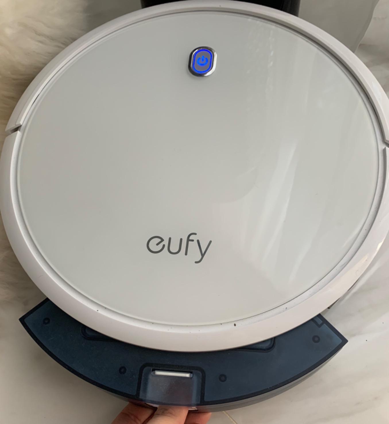 eufy C10 Robot Vacuum Self Emptying, 8 Weeks Hands Free, Advanced Smart Mapping with LiDAR Navigation, 2.85-Inch Slim Design, Powerful Suction, Edge Expansion Brush for Pet Hair, Carpet Detection customer photo 2