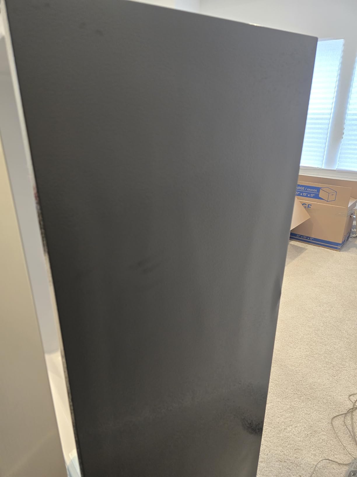 Upstreman 4.0 Cu.Ft Mini fridge with Bottom Freezer, Double Door, Low Noise Large Capacity Fridge, for Bedroom, Apartment, Kitchen, BM40 (Stainless) customer photo 2