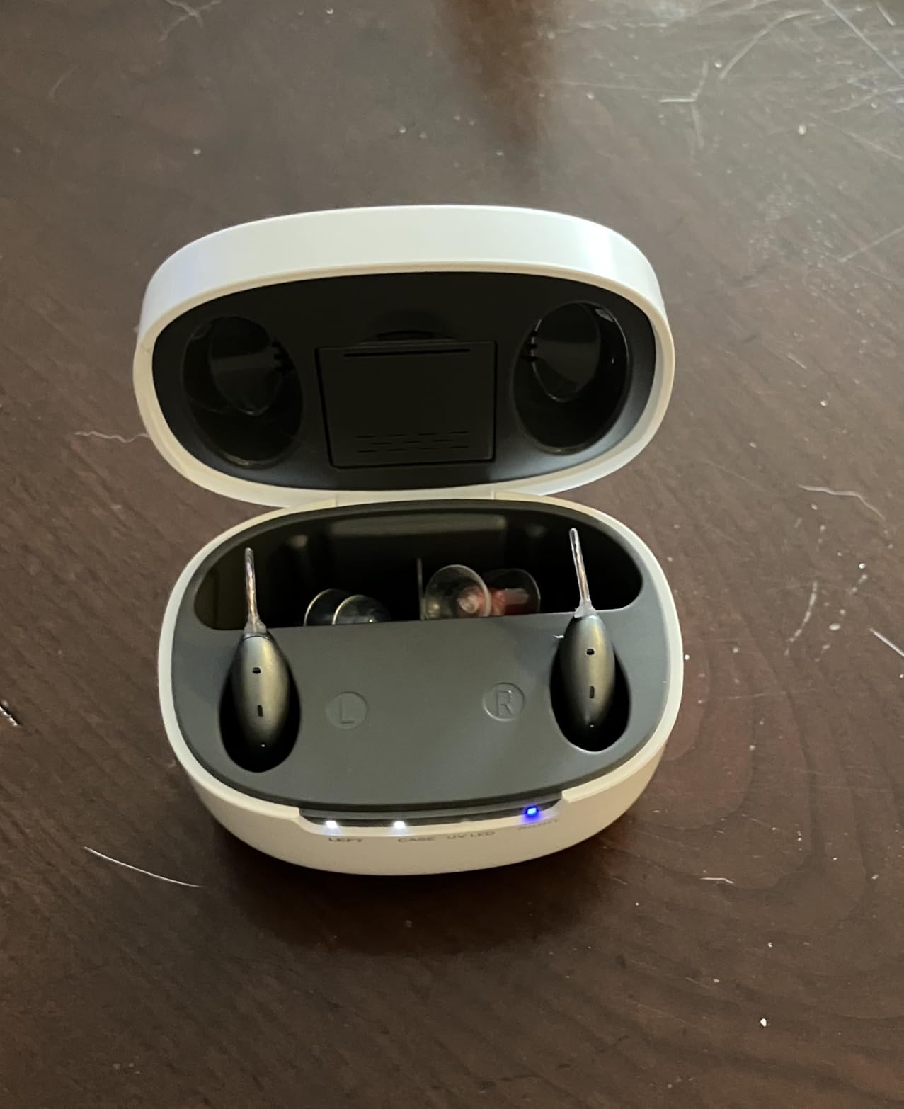 Ceretone SuperMini OTC Hearing Aids for Seniors, Rechargeable Invisible Hearing Aids with Wind Noise Reduction, Auto On/Off, Easy-to-Use Digital Hearing Aids for Mild to Moderate Hearing Loss, Beige customer photo 1