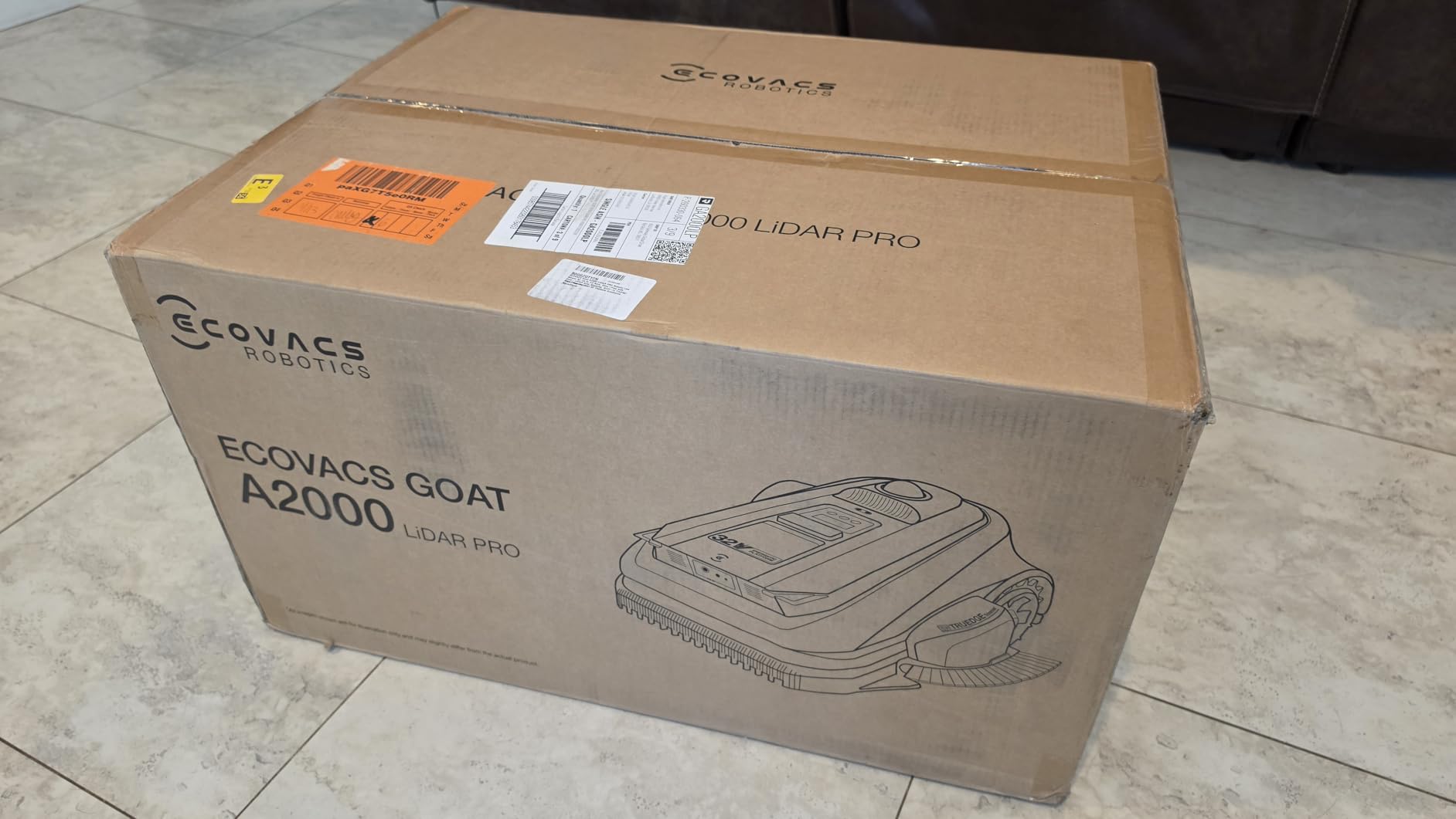 ECOVACS Goat A2000 LiDAR PRO Robotic Lawn Mower for Up to 1/2 Acre, Wire-Free with Dual-LiDAR Auto Mapping, Built-in TruEdge Edge Trimmer, AIVI 3D Obstacle Avoidance, Smart App Control customer photo 1