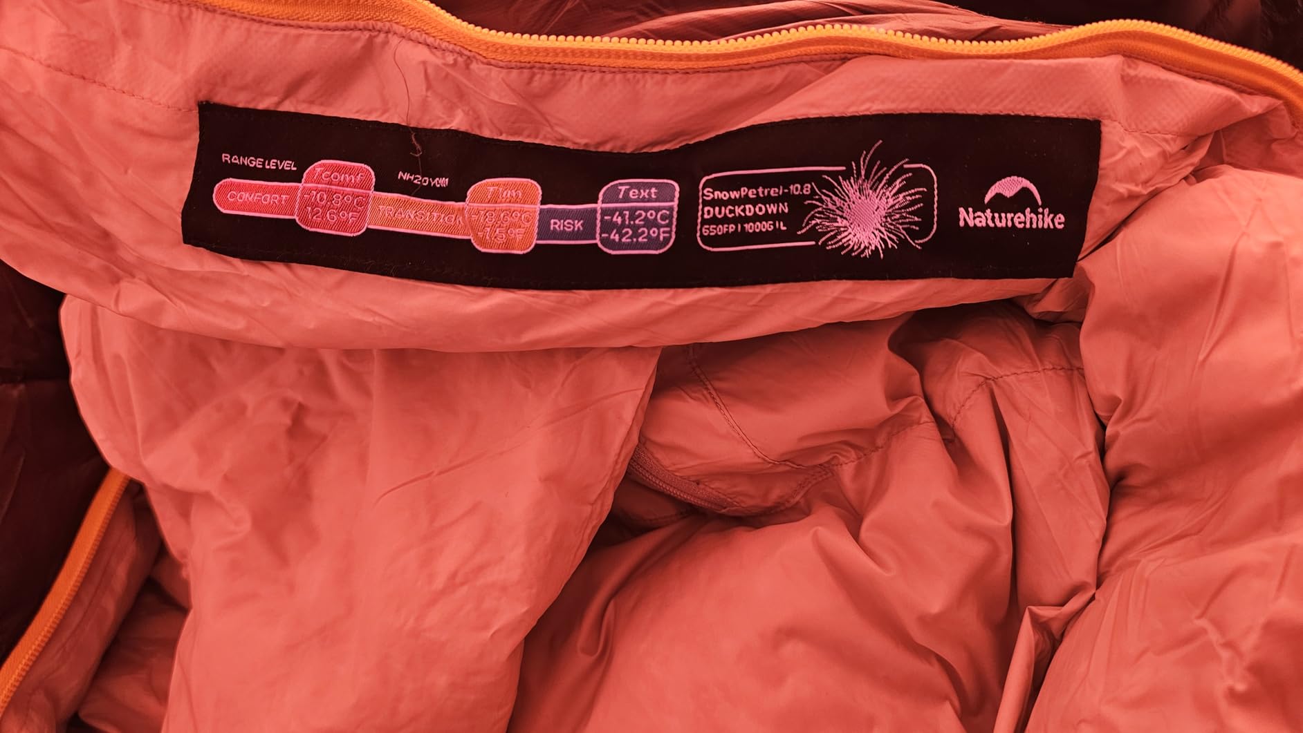 Naturehike 0 Degree RDS Down Mummy Sleeping Bag for Adults, 650 Fill Power, Cold Weather Backpacking Sleeping Bag for Camping, Hiking, -1℉ 18℉ 30℉, YKK Zipper customer photo 2
