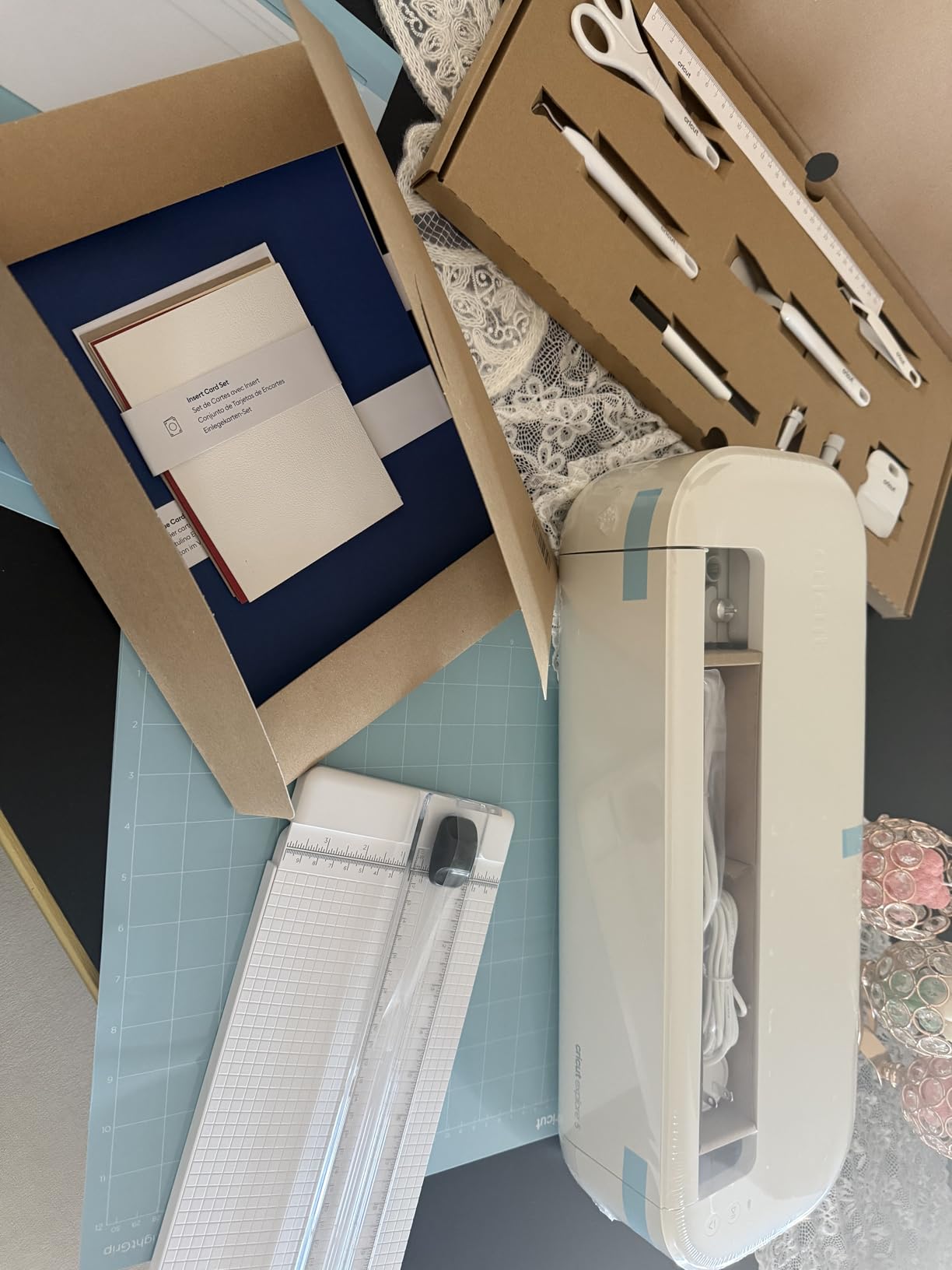 Cricut Explore 5 Essential Bundle + Digital Content, Taupe - Precise Cutting Machine - Works with 100+ Materials customer photo 1