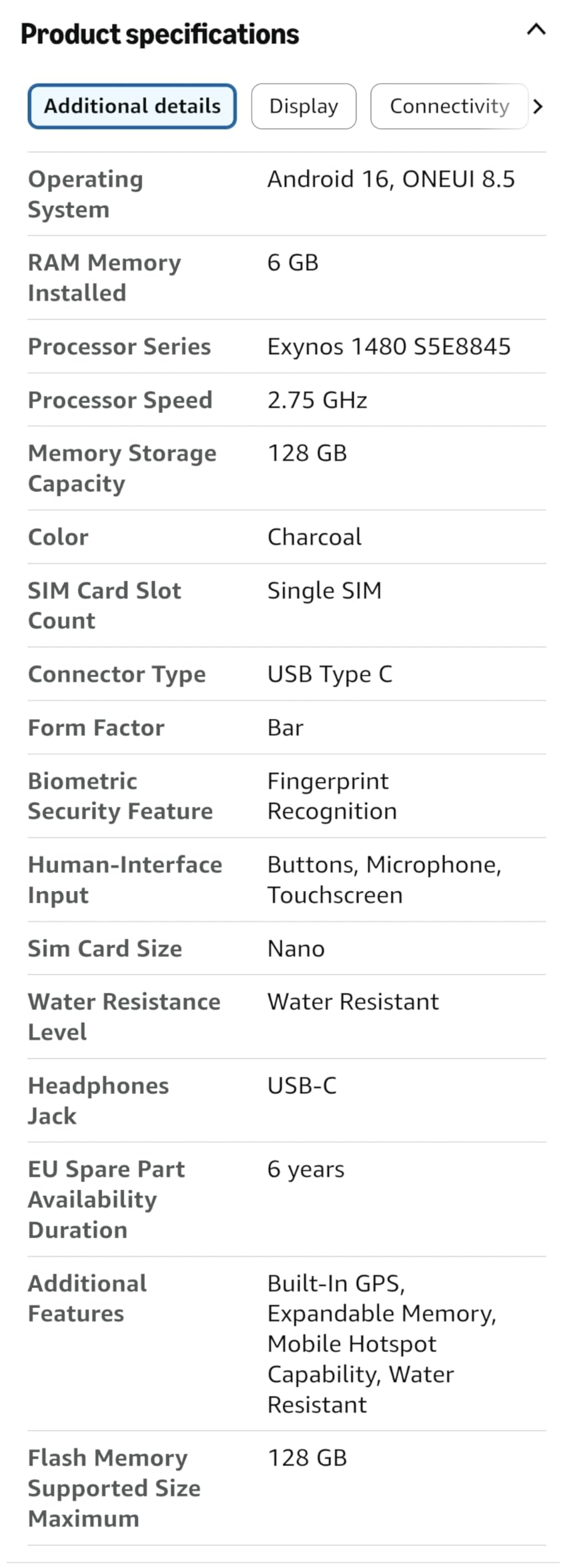 Samsung Galaxy A37 5G (2026), Unlocked Android Smartphone, 128GB, AMOLED Display, Triple Camera, IP68, Slim Phone, 5000mAh Battery, US Version, US 1 Yr Warranty, Awesome Lavender customer photo 2