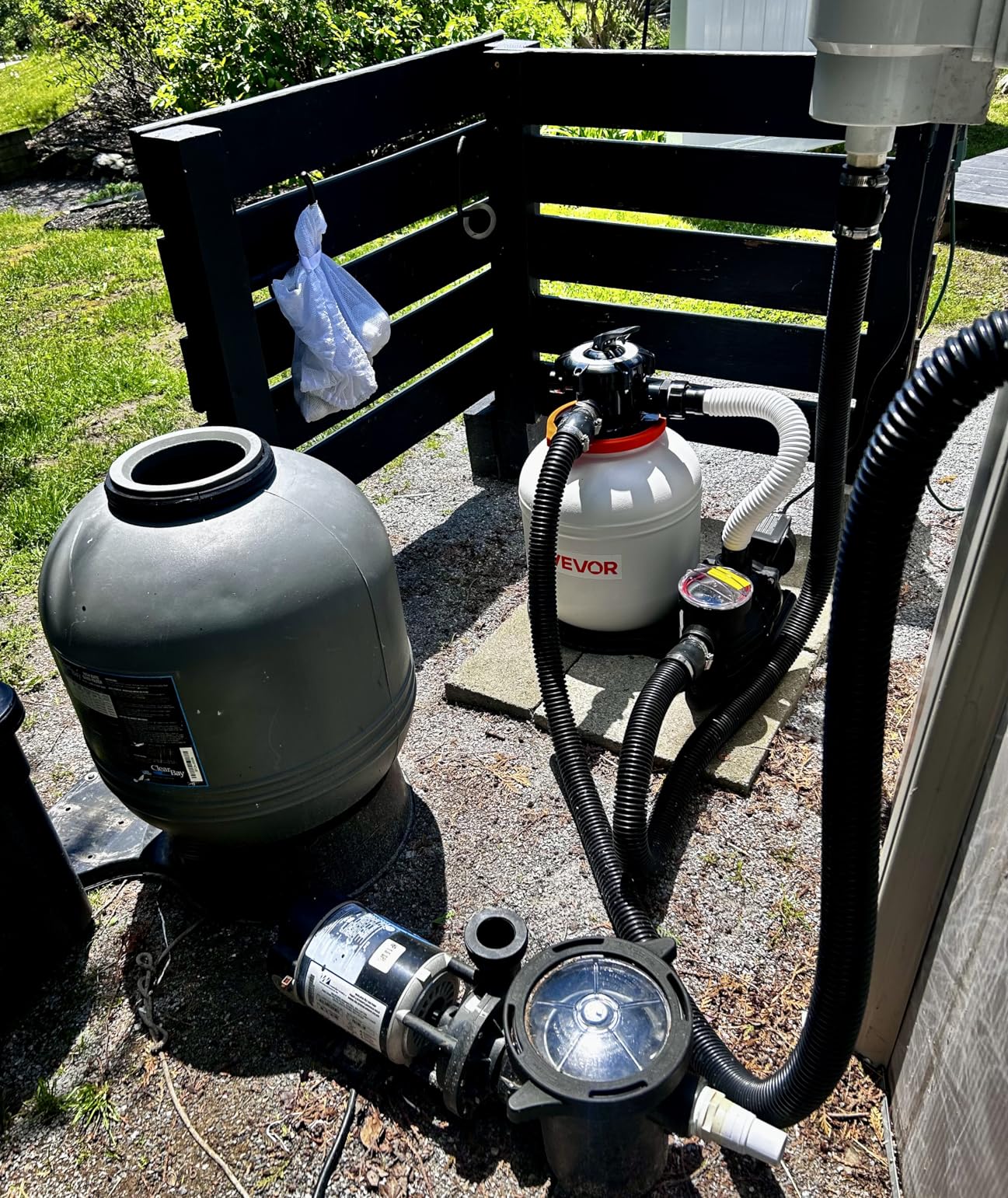 VEVOR FlashPure Sand Filter Pump, 16 in for Above Ground Pool, 1 HP 4400 GPH, Swimming Pool Filter System with Timer, 6X Faster Filtration with Media Installed, Leak-Resistant, Ready to Use Out of Box customer photo 1