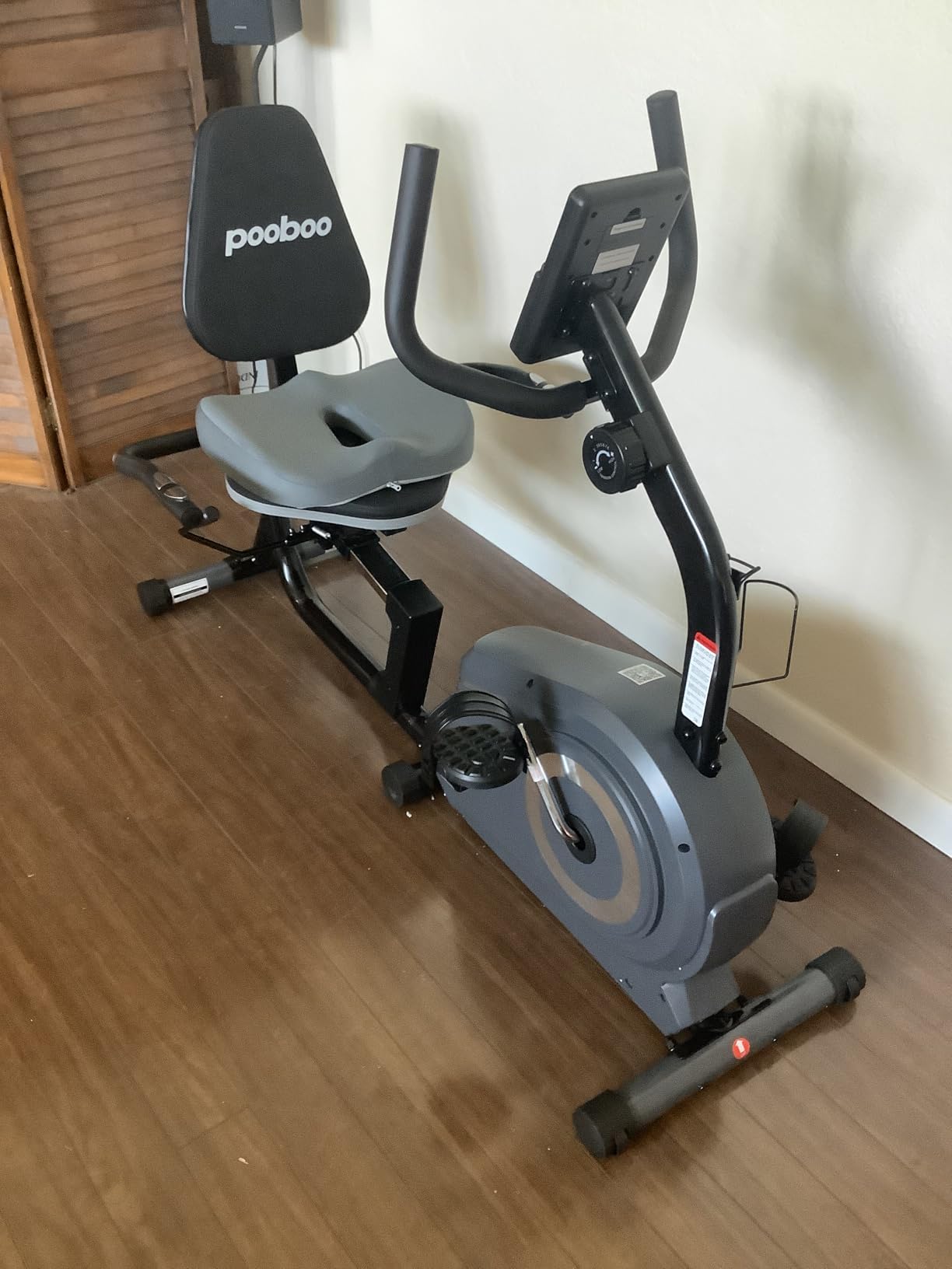 Recumbent Exercise Bike for Home,Recumbent Stationary Bikes for Adults & Seniors,Load Capacity of 400 pounds,Equipped with 16 Adjustable Gears, and Soft Adjustable Seats customer photo 2
