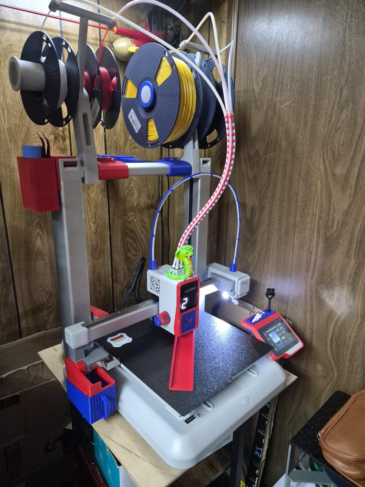 Anycubic Kobra X Multicolor 3D Printer, 2X Faster & Easy One-Click Printing, 600mm/s High Speed 3D Printers for Beginners & Kids, 4-Color Built-in, 260x260x260m³, Easy to Use FDM 3D Printer customer photo 2