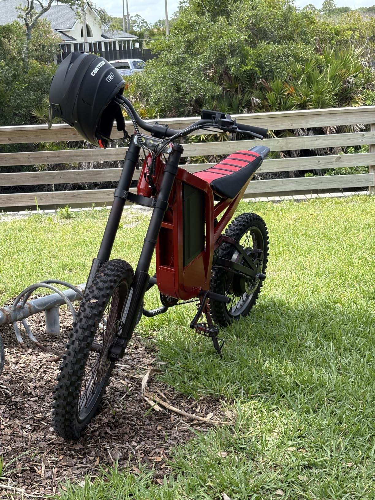 Jasion Patrol 52 Electric Dirt Bike for Adults & Teens, 4000W Peak 40MPH Electric Bike with 52V 30AH 1560Wh Battery E Dirt Bike, 50-Mile Range, 19''/17'' Off-Road Tires, Full Hydraulic Brakes & Dual Suspension customer photo 1