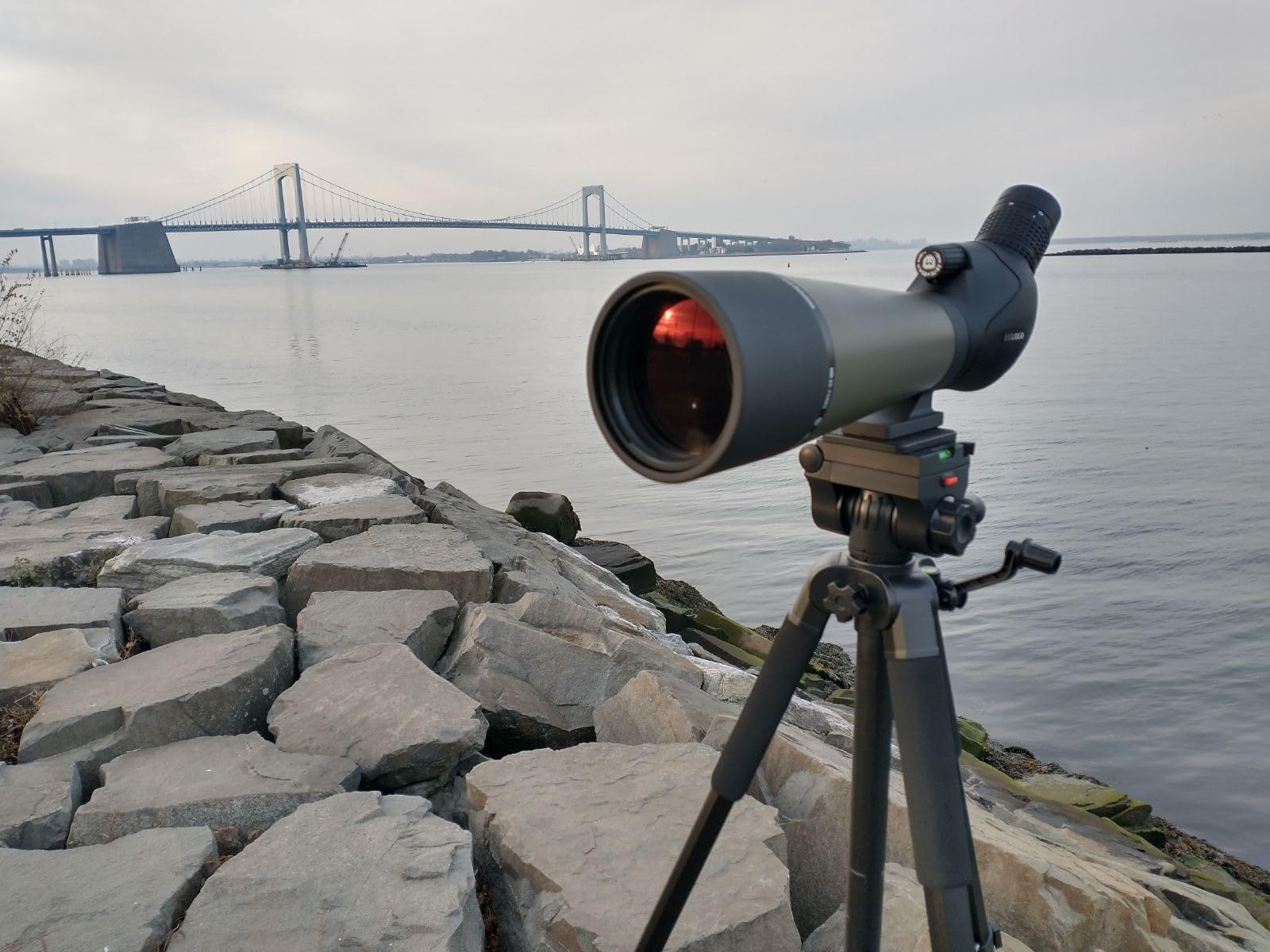 30-90x92 UHD Spotting Scope with Tripod Carrying Bag & Upgraded Phone Adapter - Super Bright BAK4 Prism Waterproof Spotting Scopes for Target Shooting, Hunting, Bird Watching customer photo 2