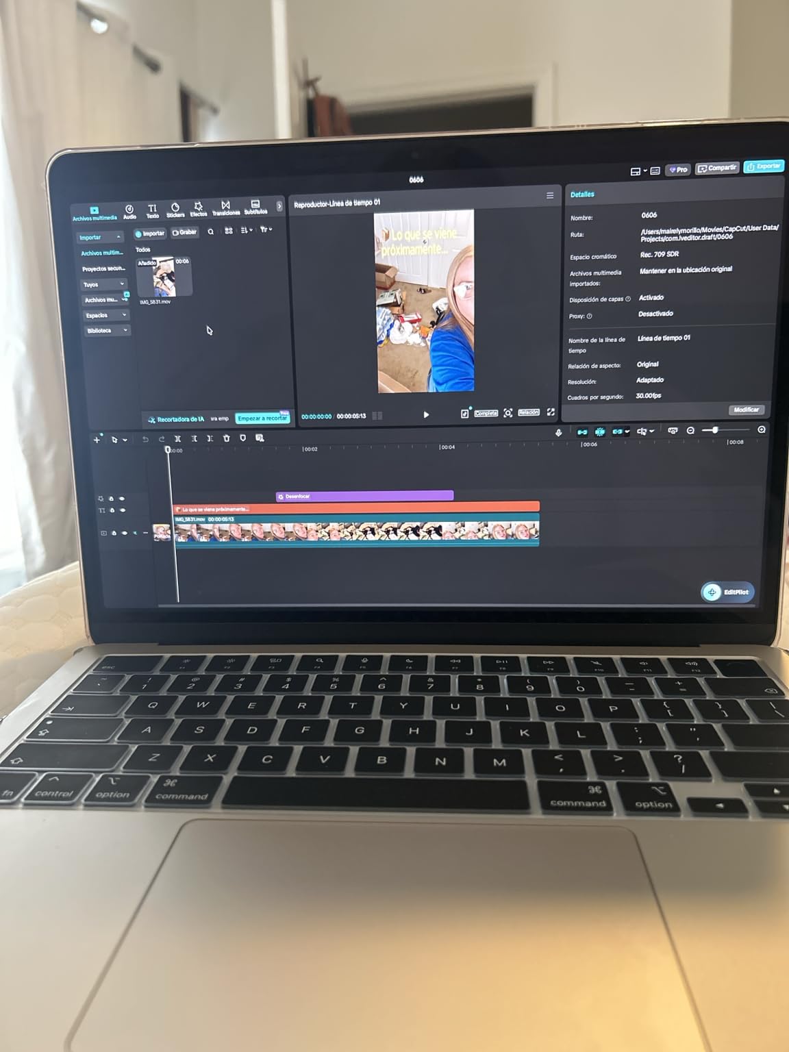 Apple 2026 MacBook Air 13-inch Laptop with M5 chip: Built for AI, 13.6-inch Liquid Retina Display, 16GB Unified Memory, 512GB SSD, 12MP Center Stage Camera, Touch ID, Wi-Fi 7; Sky Blue customer photo 1