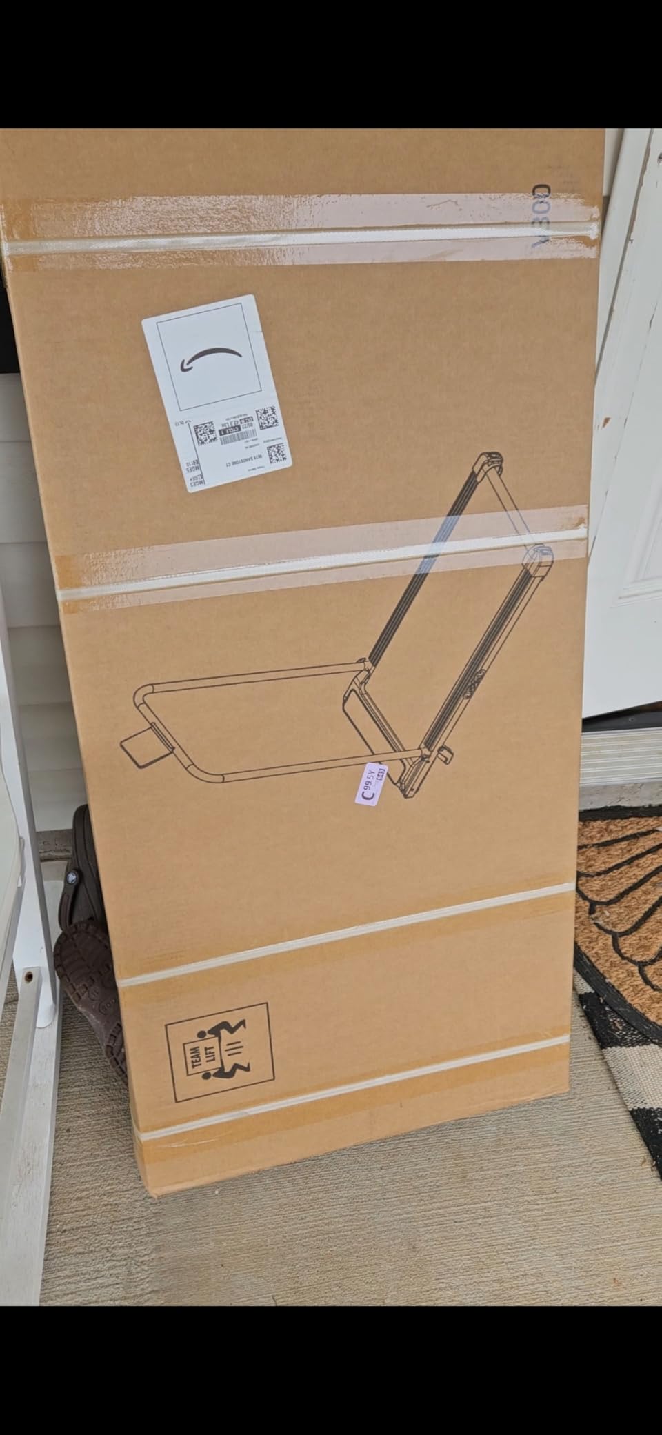 Portable Walking Pad Treadmill with Incline, 0.6-7.6MPH Mini Walking Treadmills for Home Small, 3.0HP Electric Under Desk Treadmill for Exercising, Small Treadmills with Handle Bar, 350 LB Capacity customer photo 2