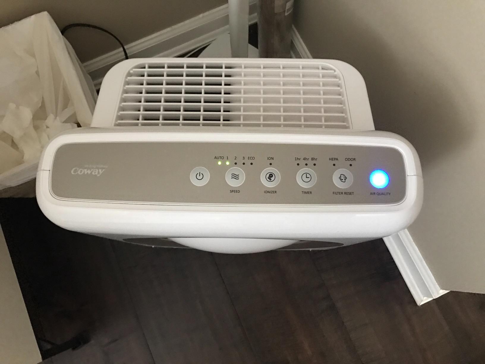 Coway Airmega Mighty2 Air Purifier, Next Gen of AP-1512HH, for Large Room & Home Cleans up to 1800 ft², IEST certified HEPA and Active Carbon for Allergies, Smoke, Dust, Pets & Mold, AP-1512N(W) customer photo 2