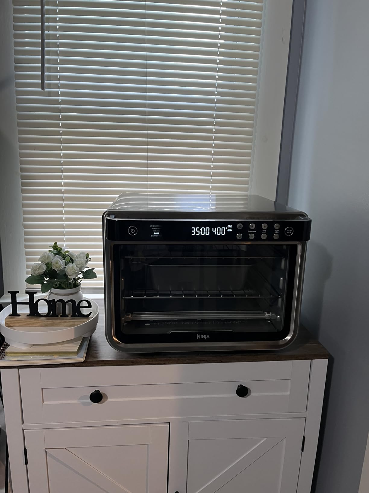 Ninja Double Oven Pro Smart XL Countertop Oven & Air Fryer | 30.2 Qt Capacity | 12-in-1 with Smart Finish & DualZone Tech to Cook 2 Meals at Once | Fits up to 4.5lb Chicken | Stainless Steel | DCT801 customer photo 2