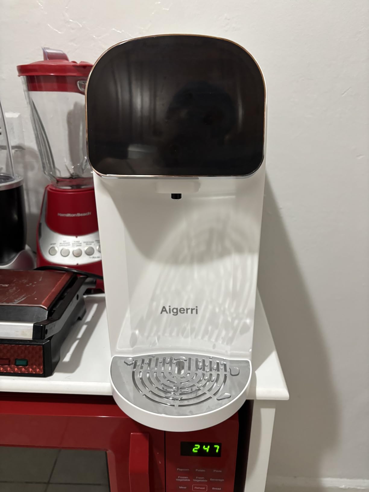 Aigerri UV Countertop Reverse Osmosis Water Filter, NSF/ANSI 372 Certified, 5-Stage RO Filtration System, 5: 1 Pure to Drain, No Installation, Portable Reverse Osmosis Purifier for Home, Kitchen customer photo 1