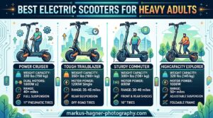 Best Electric Scooters for Heavy Adults