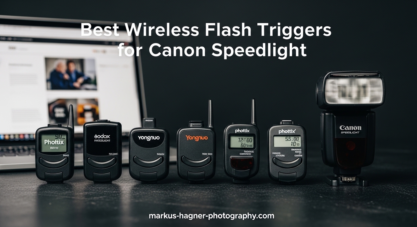 Best Wireless Flash Triggers for Canon Speedlight