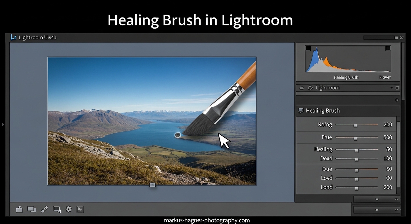 Healing Brush in Lightroom