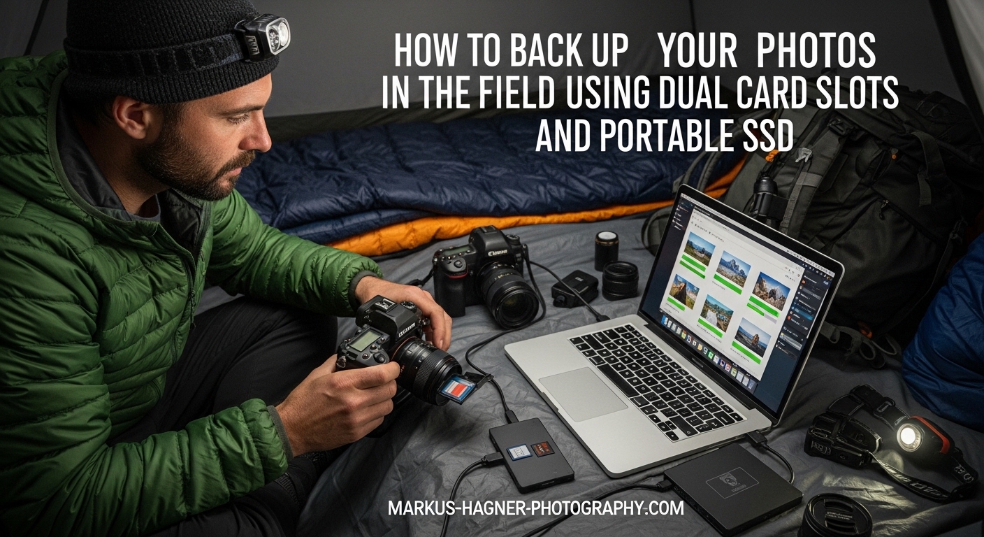 How to Back Up Your Photos in the Field Using Dual Card Slots and Portable SSDs