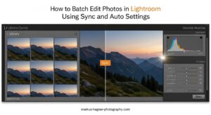 How to Batch Edit Photos in Lightroom Using Sync and Auto Settings