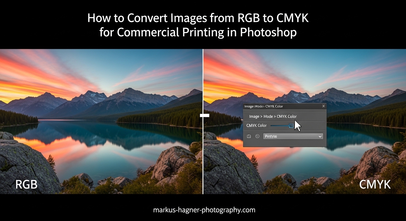How to Convert Images from RGB to CMYK for Commercial Printing in Photoshop
