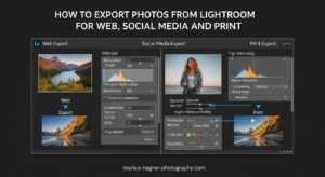 How to Export Photos from Lightroom for Web, Social Media, and Print