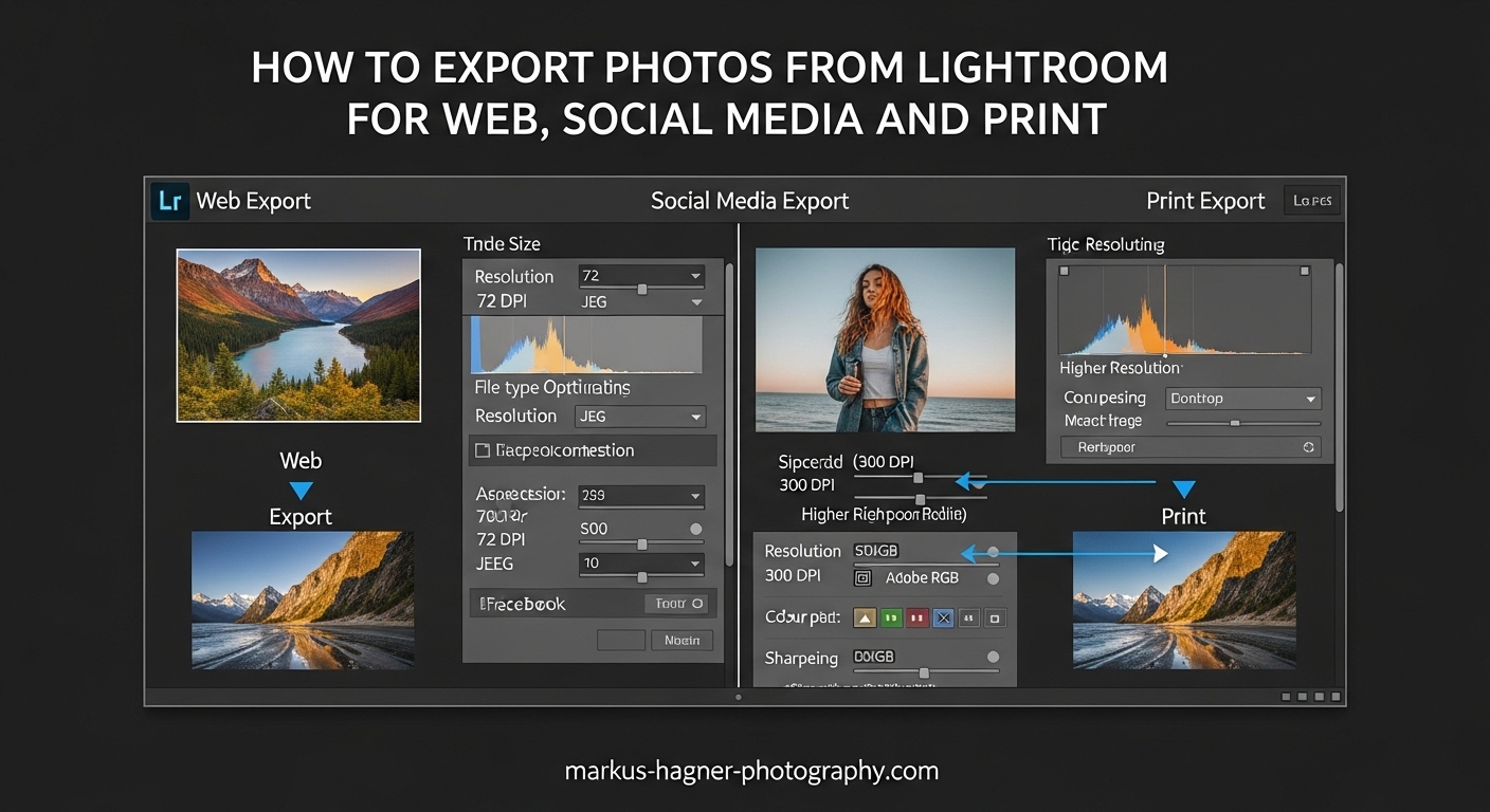 How to Export Photos from Lightroom for Web, Social Media, and Print