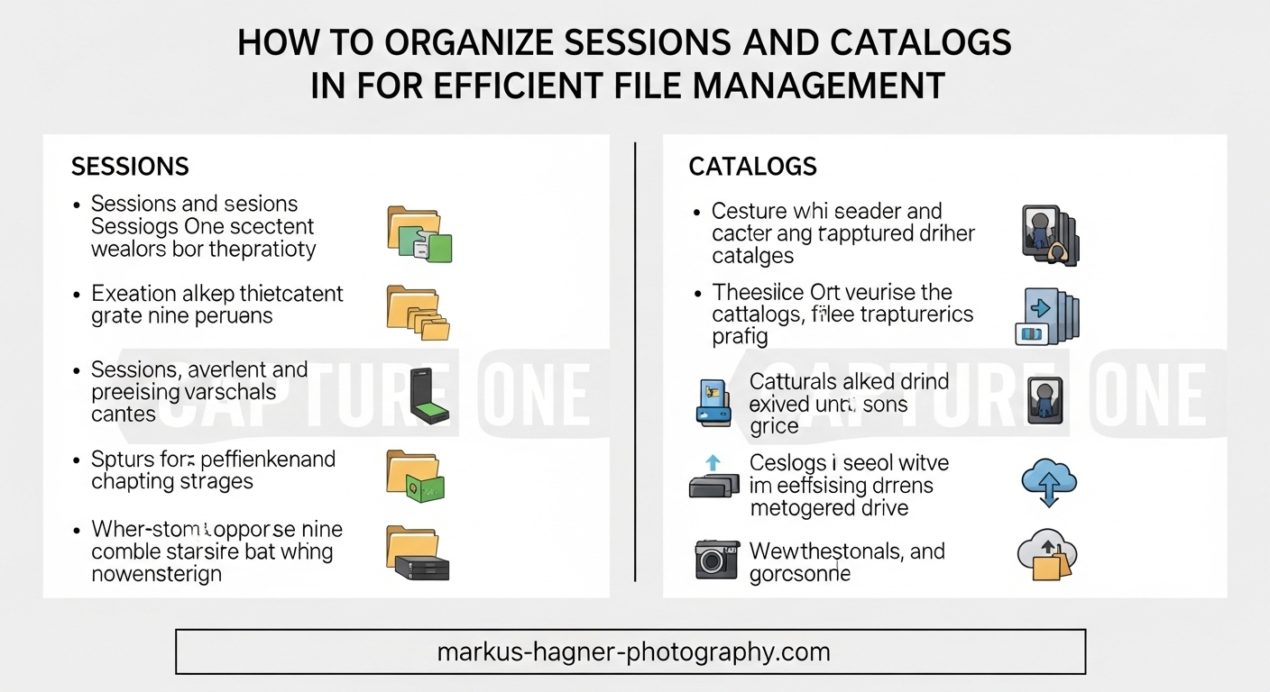 How to Organize Sessions and Catalogs in Capture One for Efficient File Management