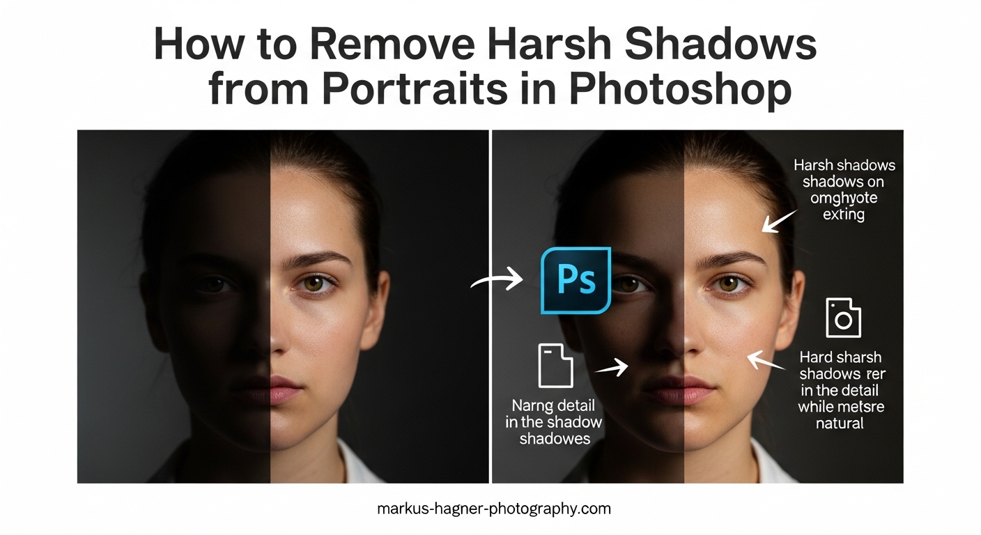 How to Remove Harsh Shadows from Portraits in Photoshop