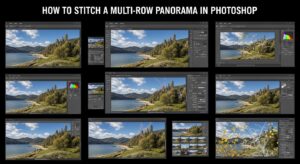 How to Stitch a Multi-Row Panorama in Photoshop