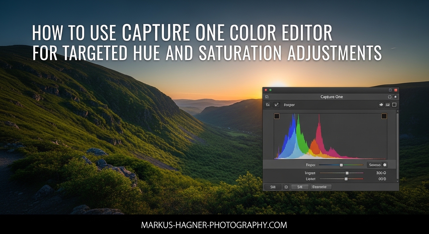 How to Use Capture One Color Editor for Targeted Hue and Saturation Adjustments