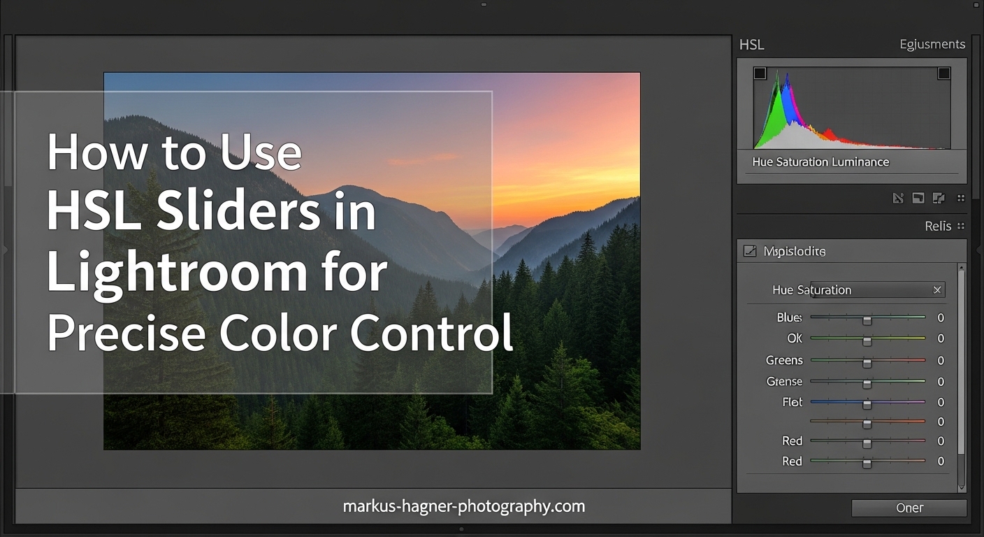 How to Use HSL Sliders in Lightroom for Precise Color Control