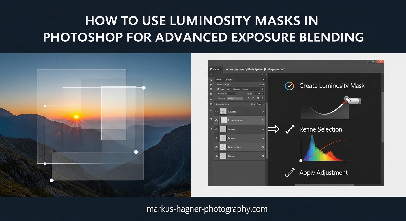How to Use Luminosity Masks in Photoshop for Advanced Exposure Blending