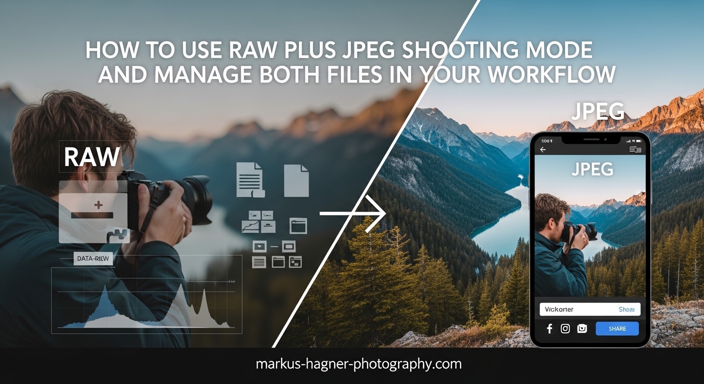 How to Use RAW Plus JPEG Shooting Mode and Manage Both Files in Your Workflow