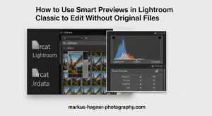 How to Use Smart Previews in Lightroom Classic to Edit Without Original Files