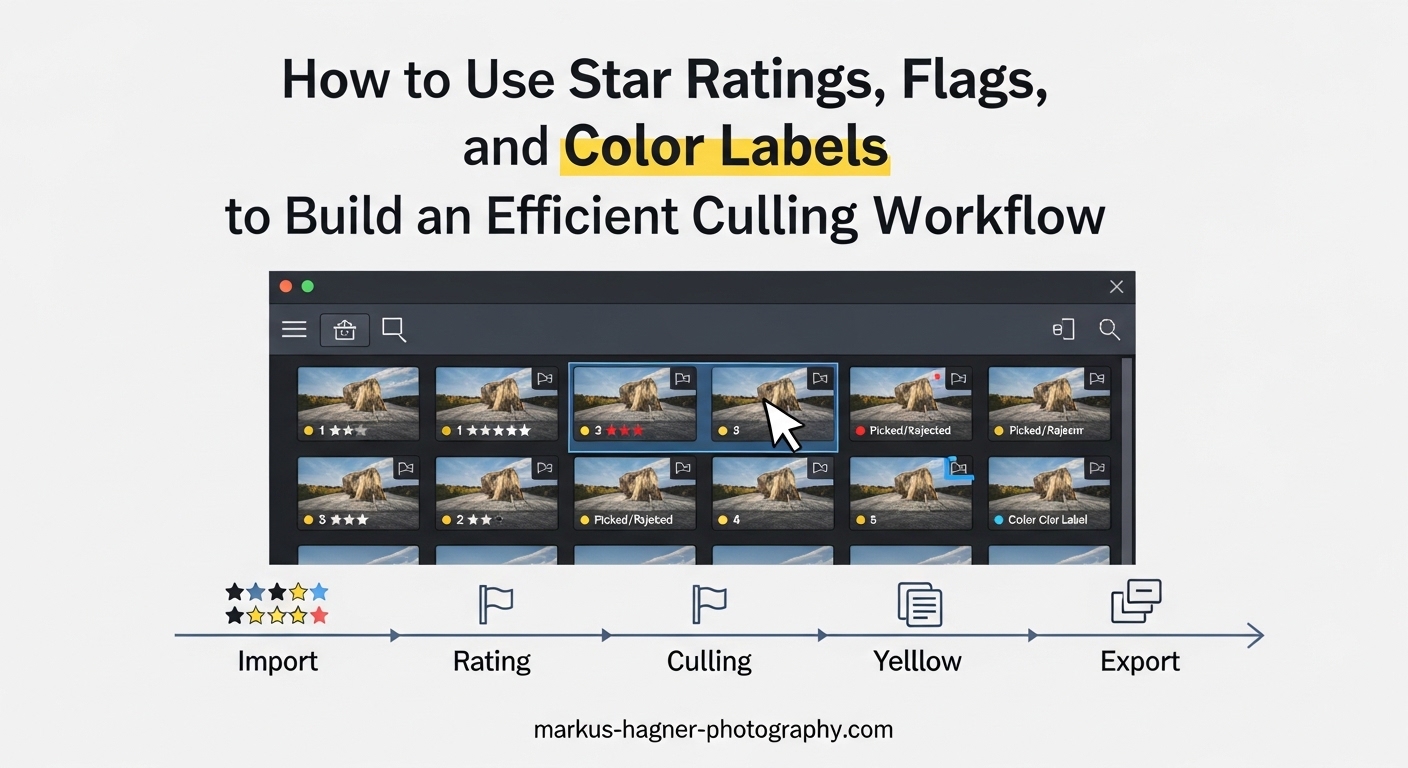 How to Use Star Ratings Flags and Color Labels to Build an Efficient Culling Workflow