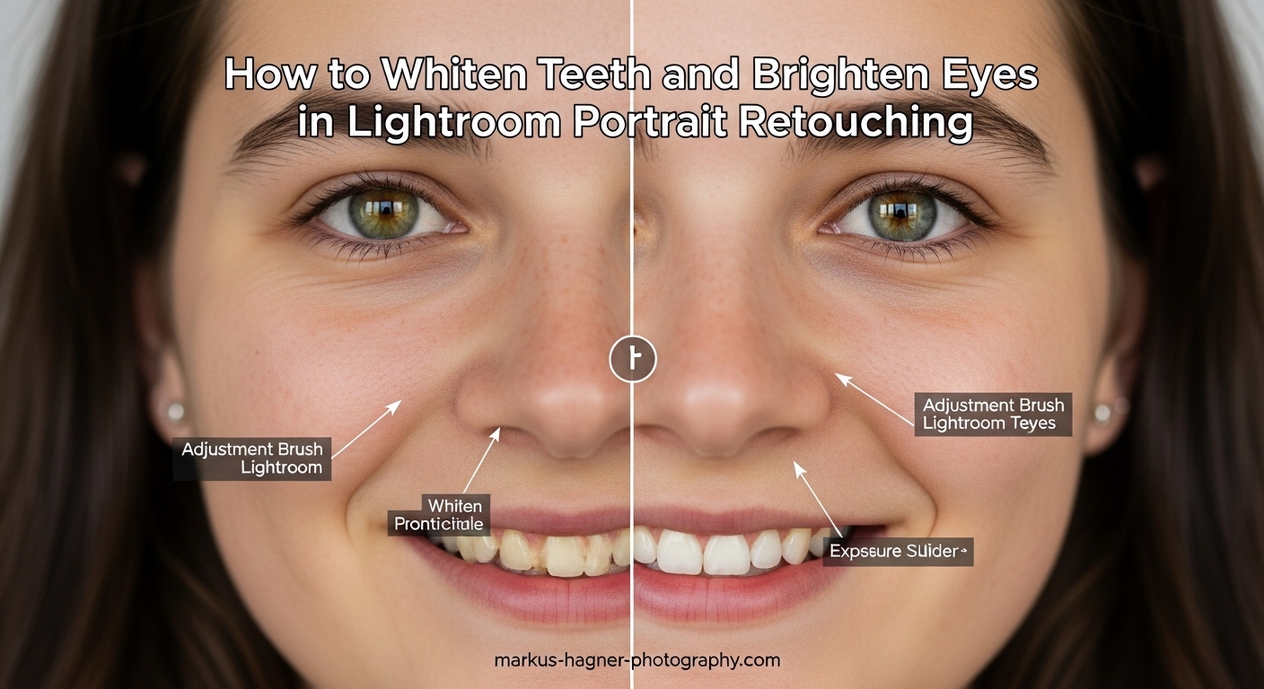 How to Whiten Teeth and Brighten Eyes in Lightroom Portrait Retouching