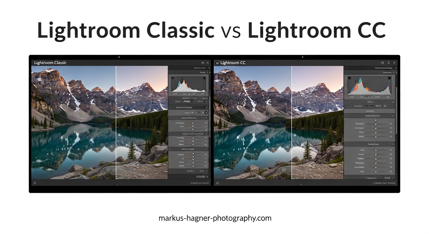 Lightroom Classic vs Lightroom CC
