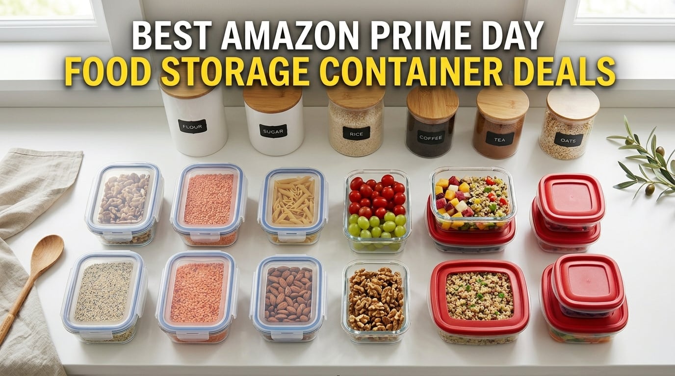Best Amazon Prime Day Food Storage Container Deals 2026