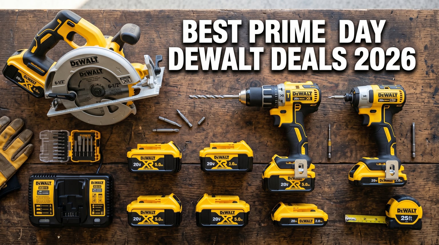 Best Amazon Prime Day DeWalt Power Tool Deals 2026