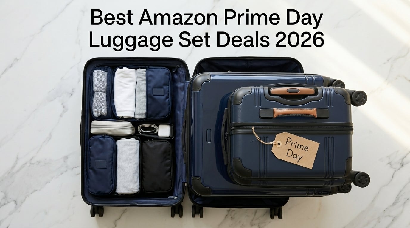 Best Amazon Prime Day Luggage Set Deals 2026