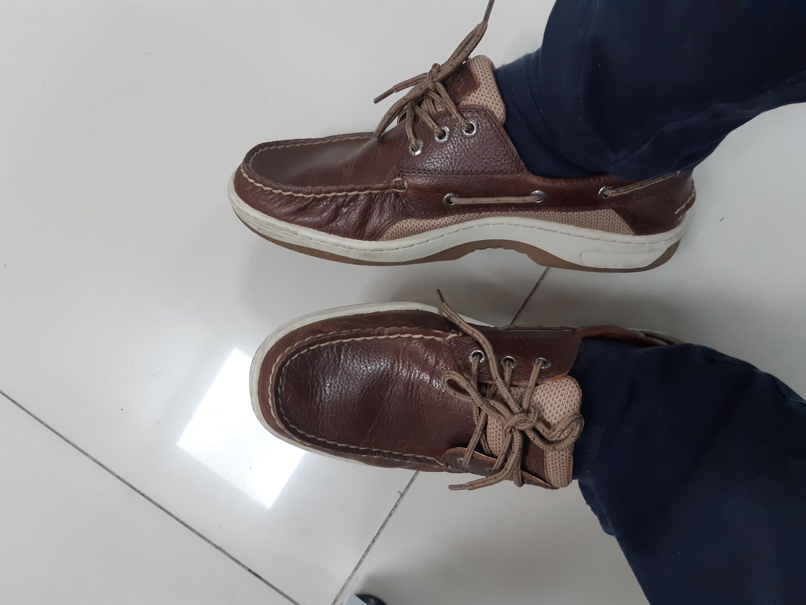 Sperry Men's Billfish 3-Eye Leather Boat Shoe customer photo 2