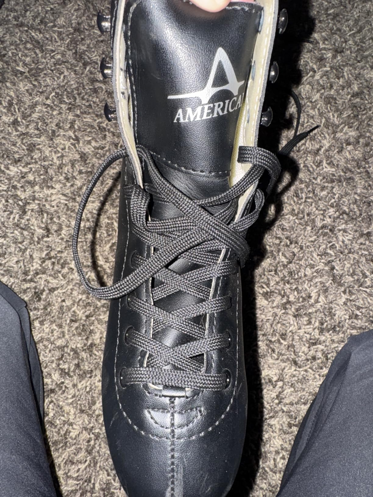 American Athletic Shoe Men's Leather Lined Figure Skates customer photo 2
